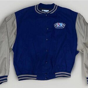 VTG Track Gear Valvoline Racing Jacket Mark Martin #6 Blue Size Large USA Made